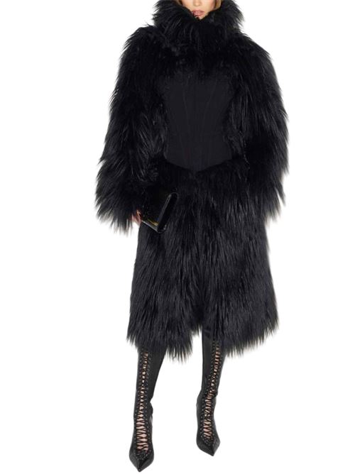 Cappotto effetto pelliccia con bustier Elisabetta Franchi | CP05A67E2110